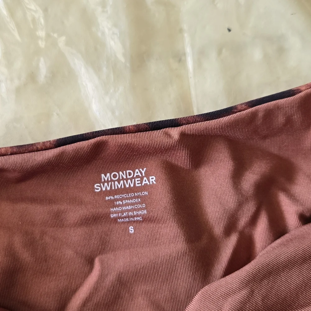 NWT Monday Swimwear Byron Bay Dark Jaguar Bikini Bottom